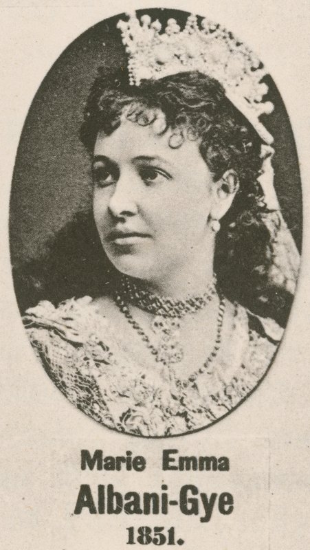 Marie Emma Albani-Gye by English School