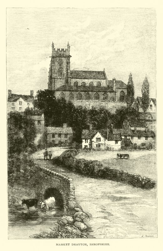 Market Drayton, Shropshire by English School
