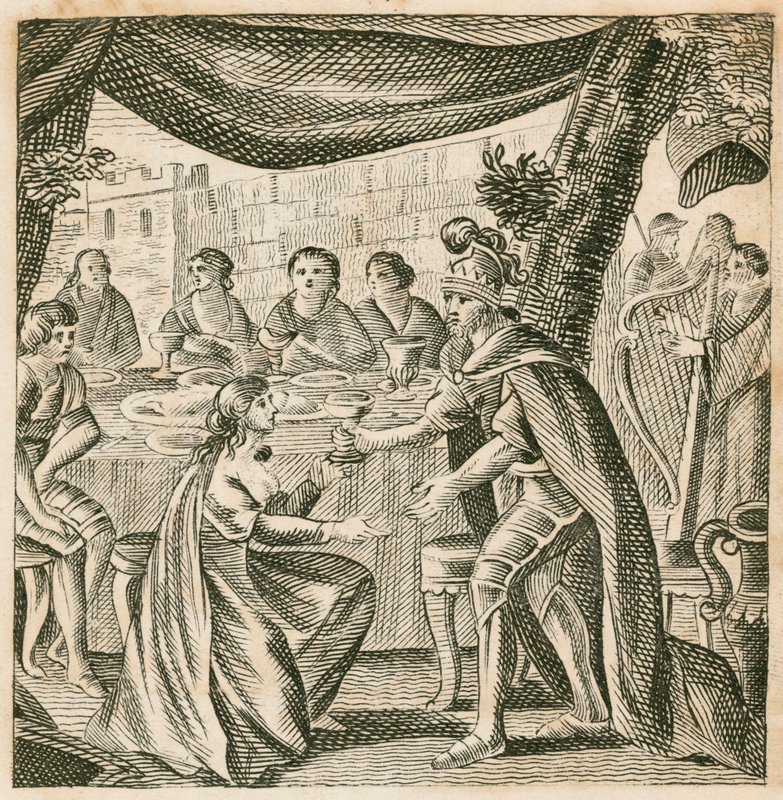 Marriage of Vortigern and Rowena, 5th Century by English School