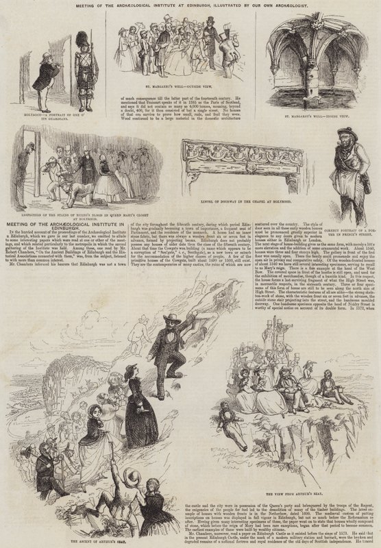 Meeting of the Archaeological Institute at Edinburgh by English School