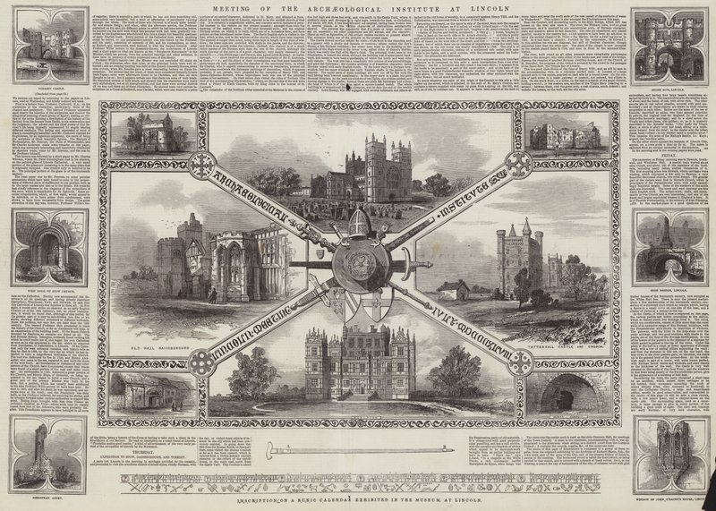 Meeting of the Archaeological Institute at Lincoln by English School