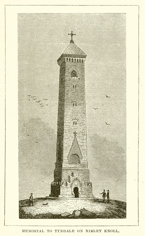 Memorial to Tyndale on Nibley Knoll by English School