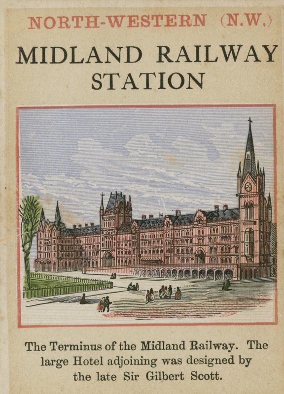 Midland Railway Station, St Pancras, London by English School