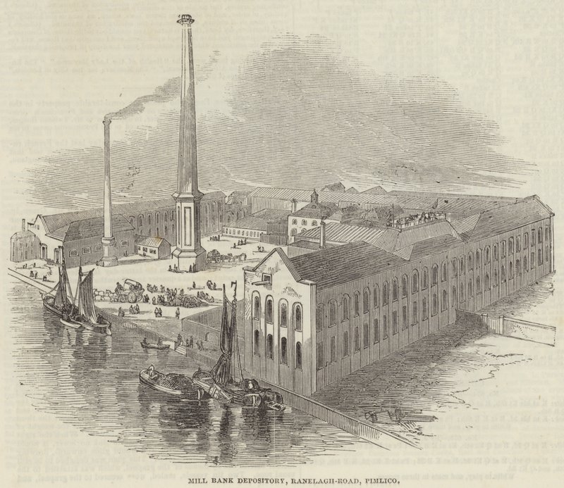 Mill Bank Depository, Ranelagh-Road, Pimlico by English School