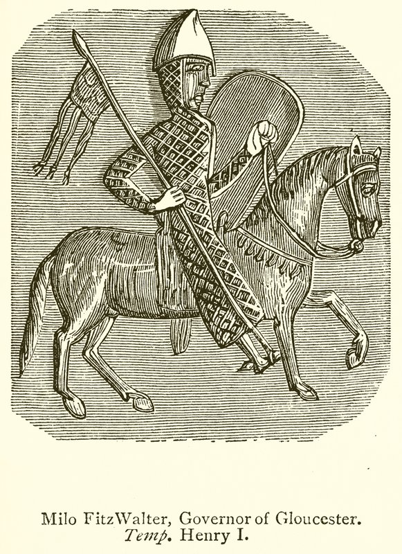 Milo FitzWalter, Governor of Gloucester. Temp. Henry I by English School