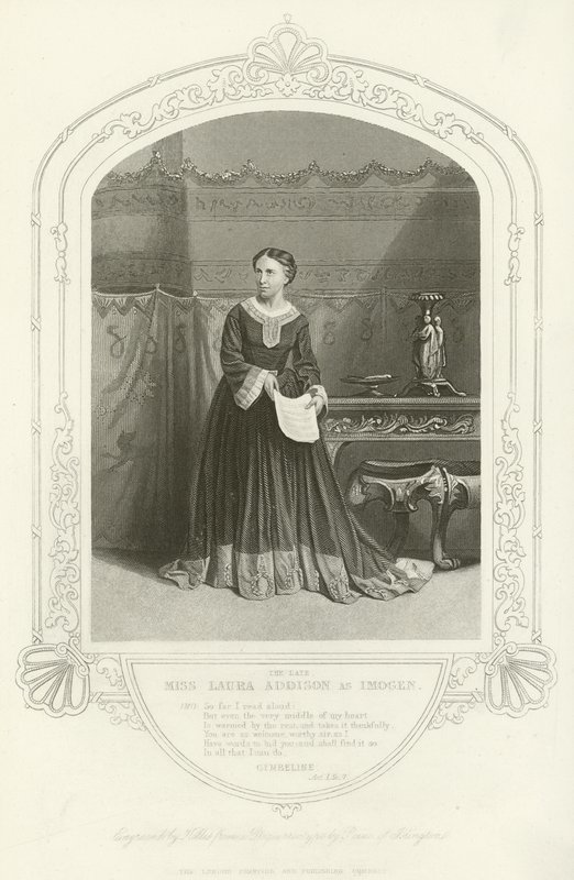 Imogen, Cymbeline, Act I, Scene VII by English School