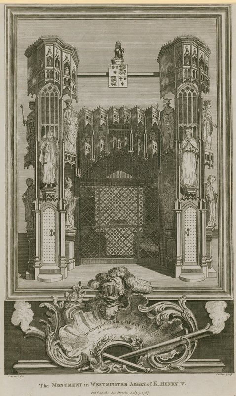 Monument of King Henry V by English School