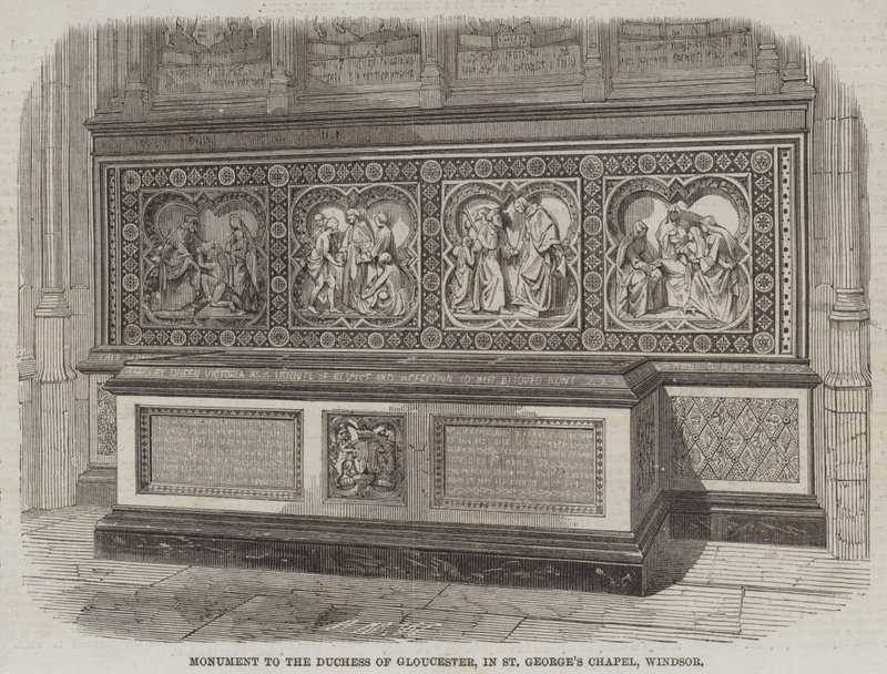 Monument to the Duchess of Gloucester, in St George