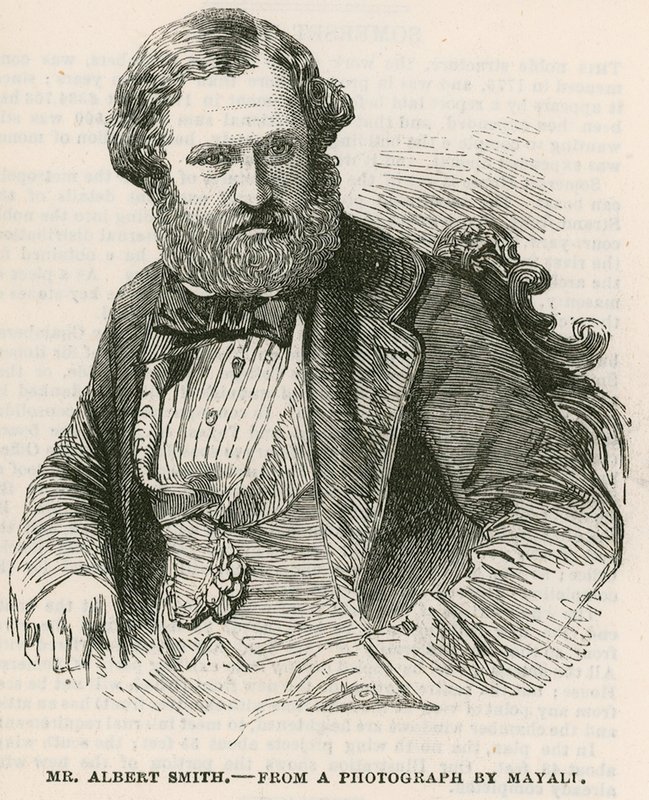 Mr. Albert Smith - from a Photograph by Mayali by English School