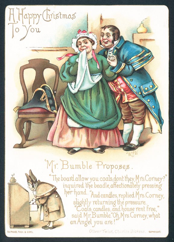 Mr Bumble and Mrs Corney by English School