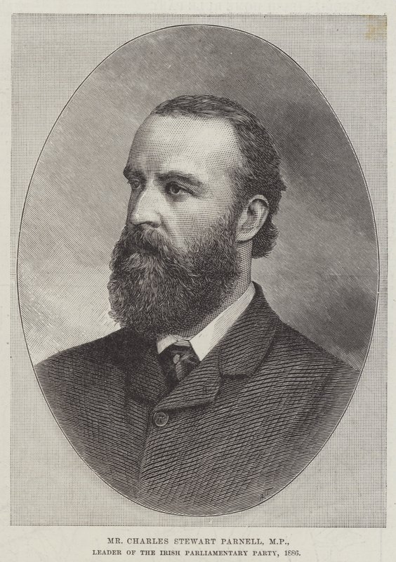 Mr Charles Stewart Parnell, MP, Leader of the Irish Parliamentary Party by English School