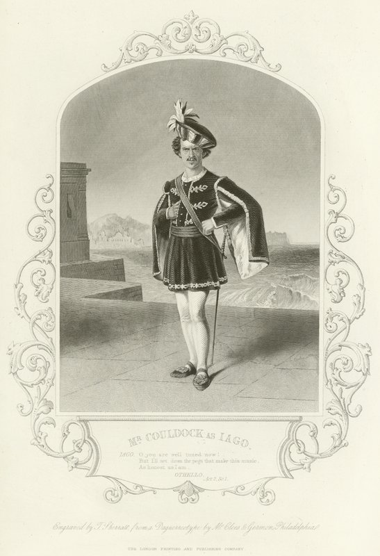 Iago, Othello, Act II, Scene I by English School