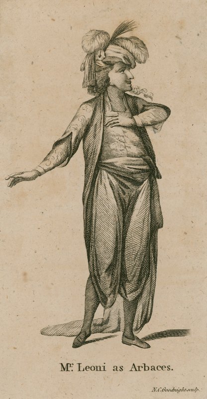 Mr Leoni as Arbaces, actor by English School