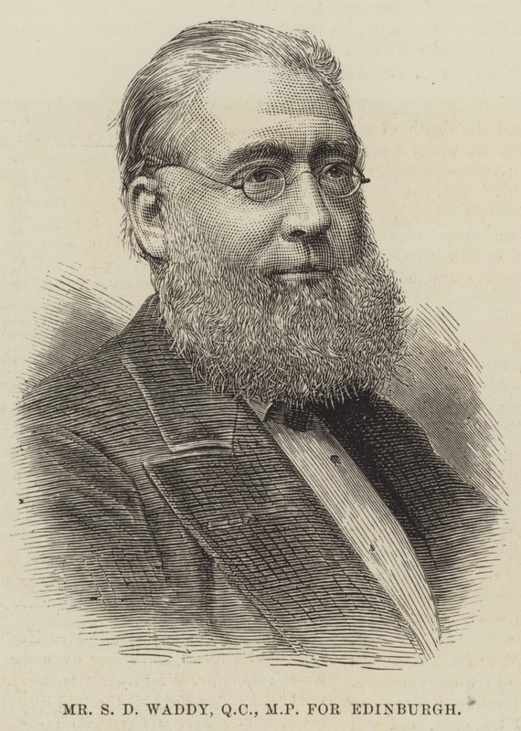 Mr S D Waddy, QC, MP for Edinburgh by English School