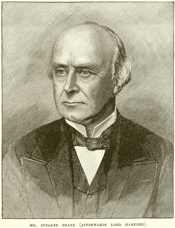 Mr. Speaker Brand (Afterwards Lord Hampden) by English School