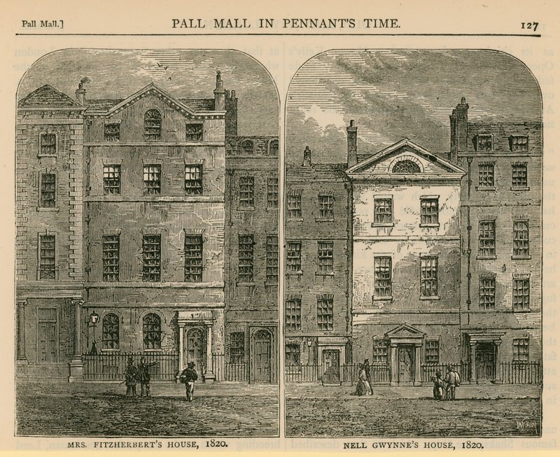 Mrs Fitzherberts House and Nell Gwynnes House, 1820 by English School