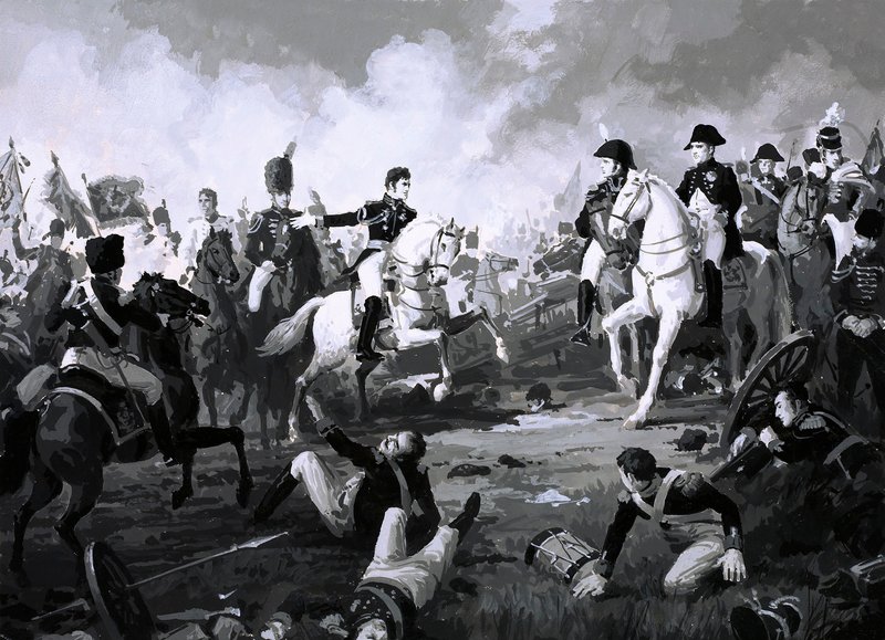 Napoleon triumphs at the Battle of Austerlitz by English School
