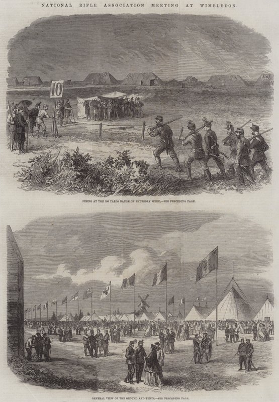 National Rifle Association Meeting at Wimbledon by English School