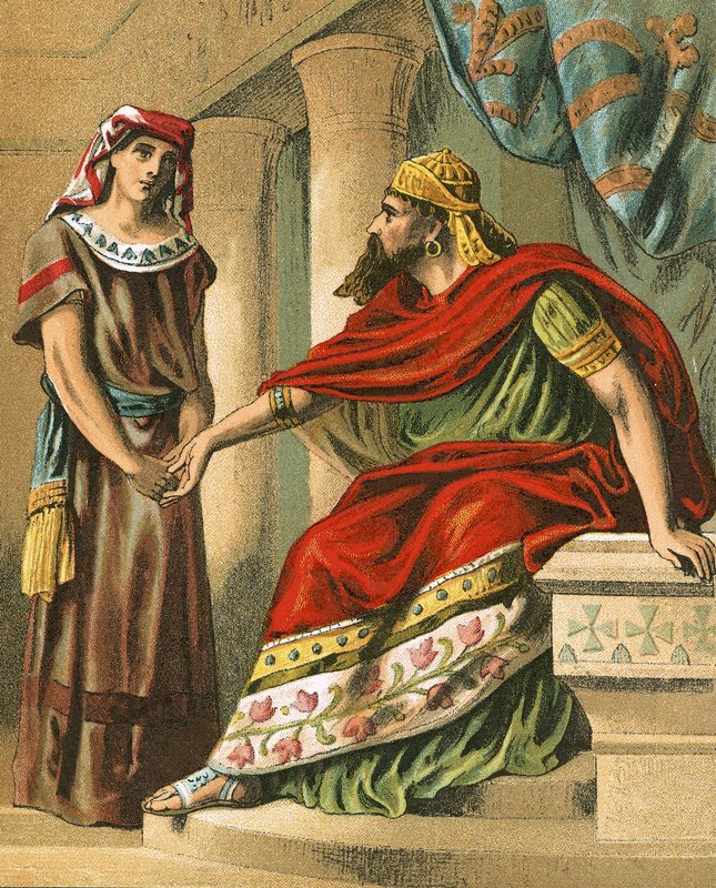 Nebuchadnezzar Commanding Daniel to Interpret the Dream by English School