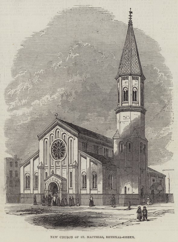 New Church of St Matthias, Bethnal-Green by English School