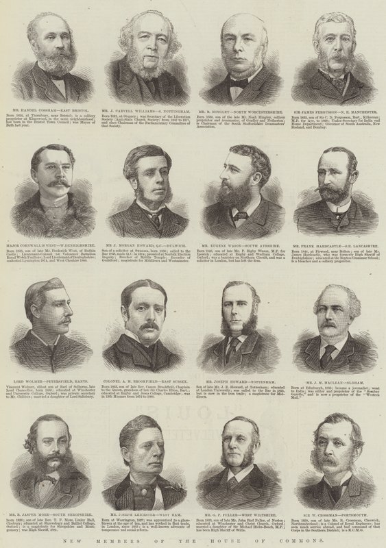 New Members of the House of Commons by English School