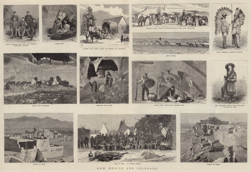 New Mexico and Colorado by English School
