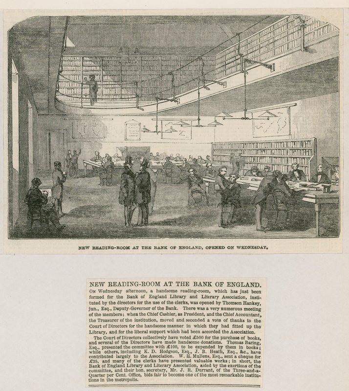 New Reading Room at the Bank of England by English School