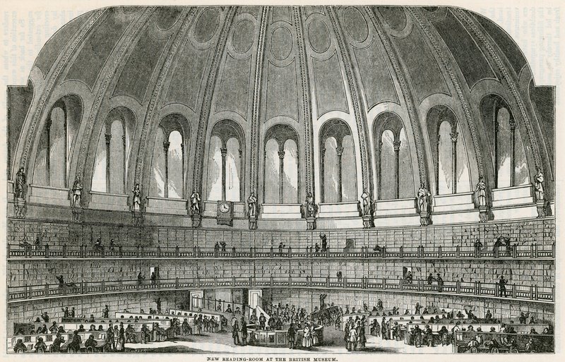 New Reading Room at the British Museum by English School