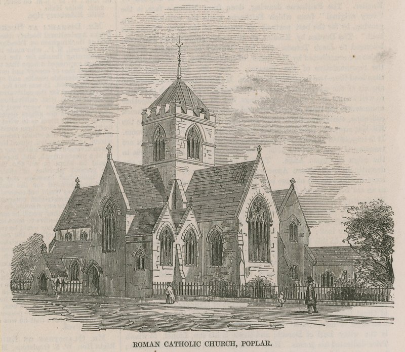 New Roman Catholic Church Near West India Docks by English School