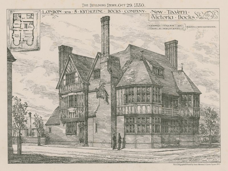 New Tavern, Victoria Docks by English School