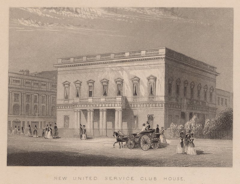 New United Service Club House, London by English School