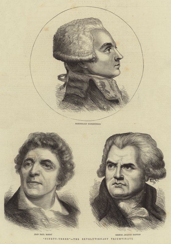 "Ninety-Three", the Revolutionary Triumvirate by English School