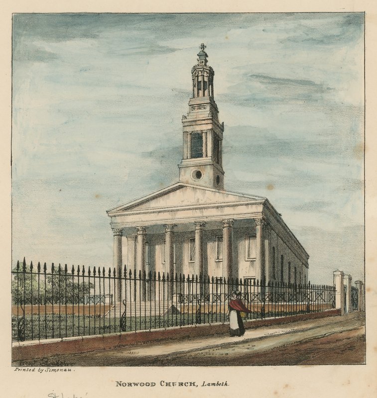 Norwood Church, Lambeth, London by English School