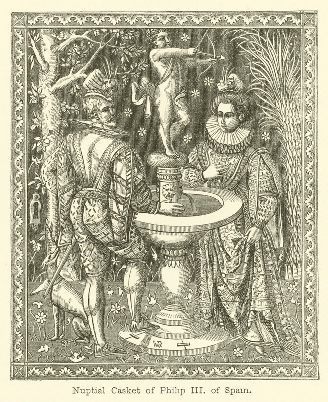 Nuptial Casket of Philip III of Spain by English School