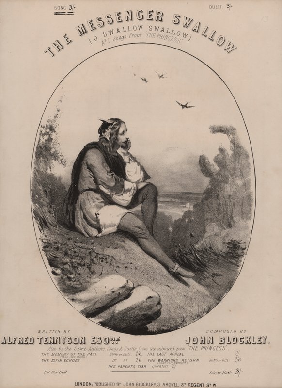 O Swallow Swallow, from Tennyson’s The Princess by English School