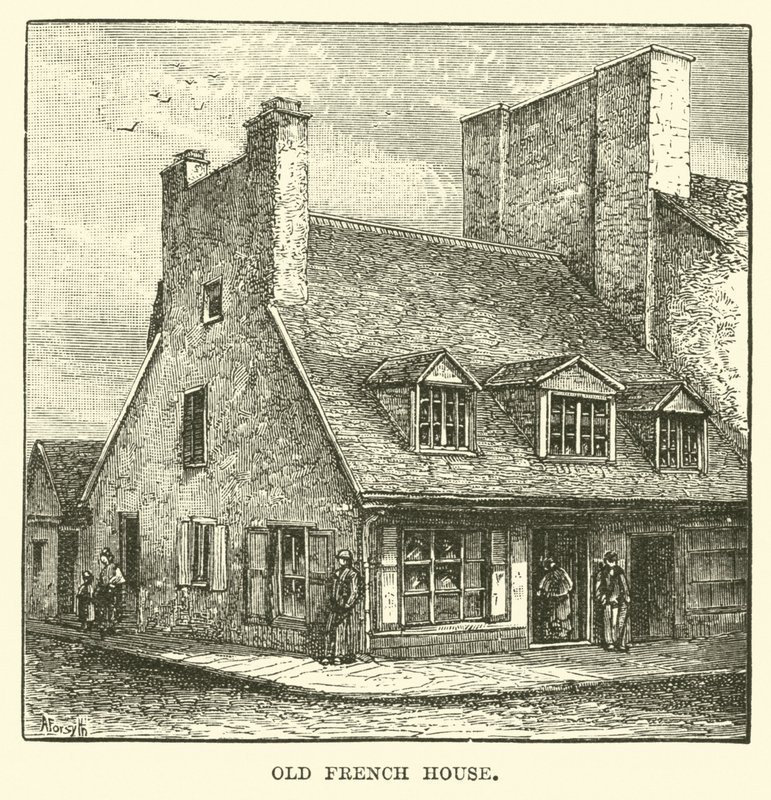 Old French House by English School