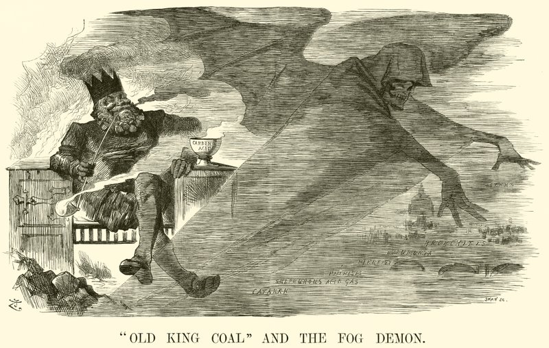 Old King Coal and the Fog Demon by English School