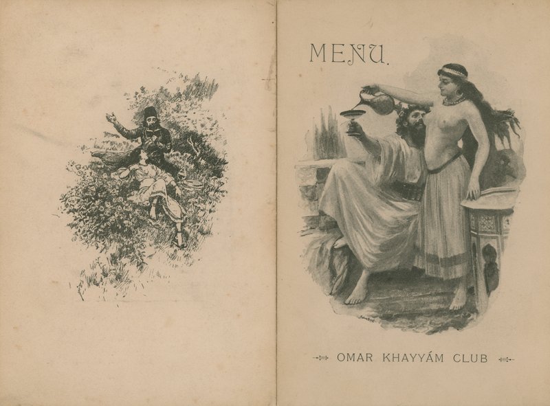 Omar Khayyam Club Dinner Menu by English School