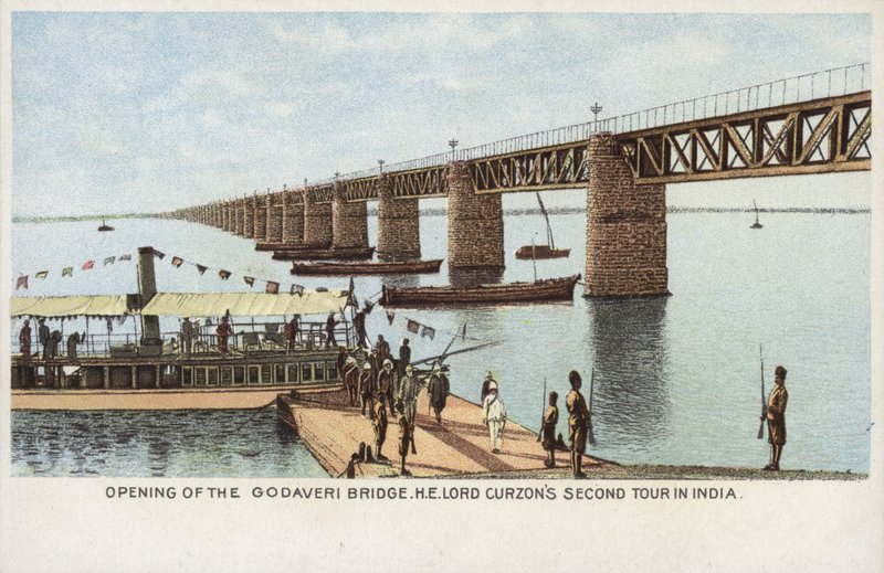 Opening of the Godaveri Bridge, Lord Curzon