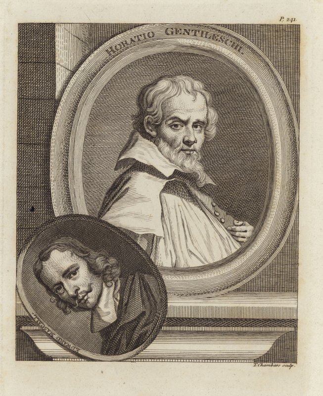 Orazio Lomi Gentileschi by English School