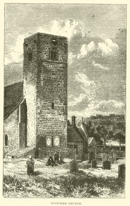 Ovingham Church by English School
