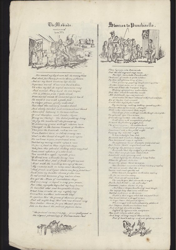 Page from Leaflet about Glasgow Fair, published on 23 July 1835 by English School