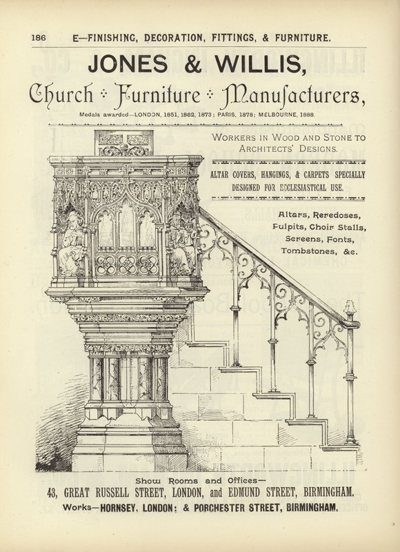 Page from The Architects, Surveyors and Engineers Compendium 1892 by English School