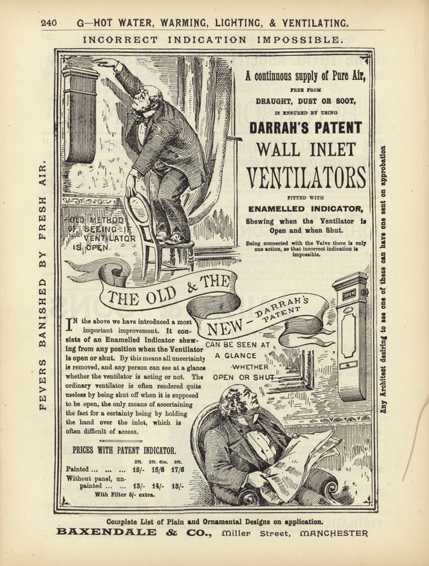 Page from The Architects, Surveyors and Engineers Compendium 1892 by English School
