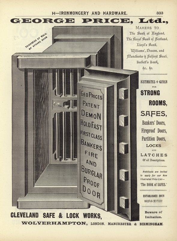 Page from The Architects, Surveyors and Engineers Compendium 1892 by English School
