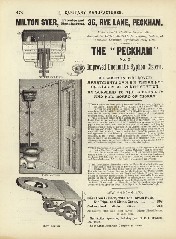 Page from The Architects, Surveyors and Engineers Compendium 1892 by English School