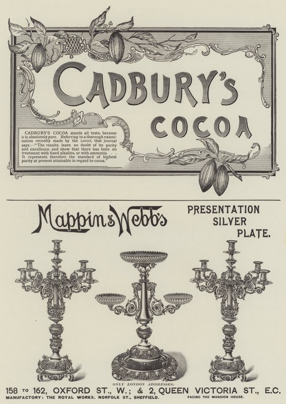 Page of Advertisements by English School