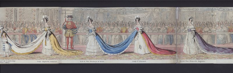 Part of the Panorama of the Marriage of Queen Victoria, c.1840 by English School