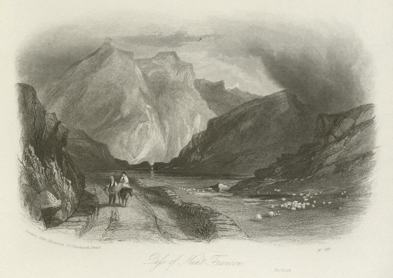 Pass of Nant Ffrancon, North Wales by English School