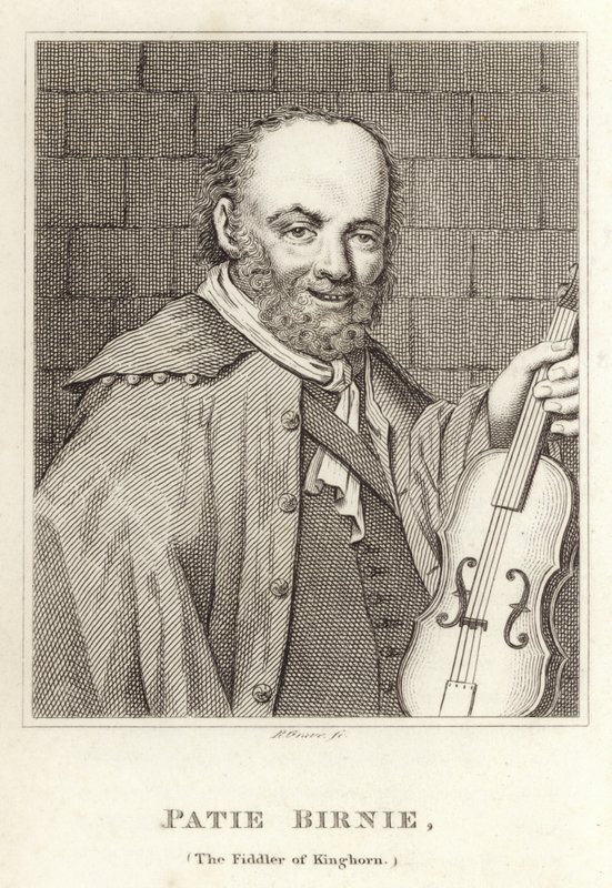 Patie Birnie, The Fiddler of Kinghorn by English School